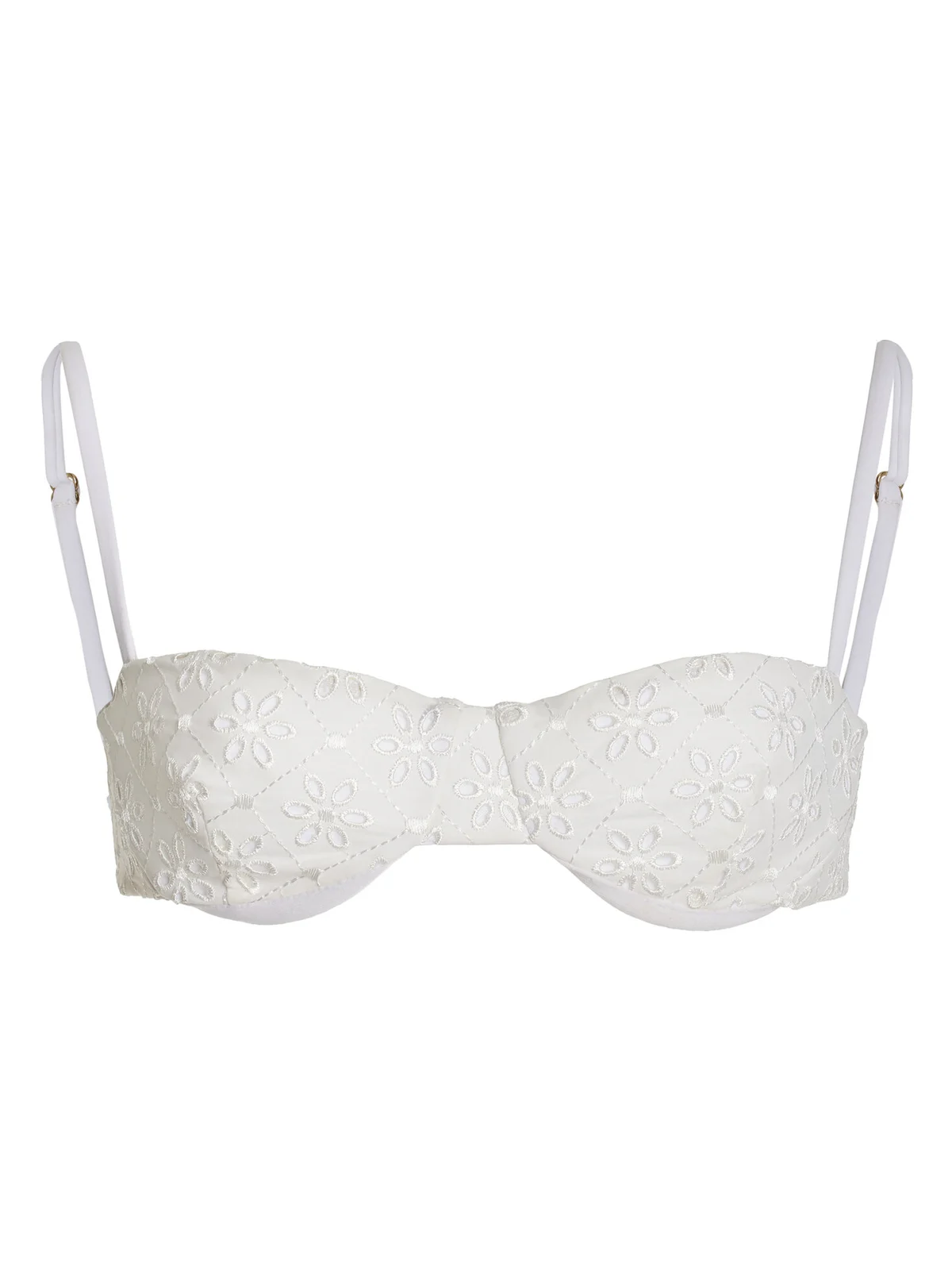 JUILLET SWIMWEAR Exclusive Ingrid Broderie Anglaise Balconette Bikini Top