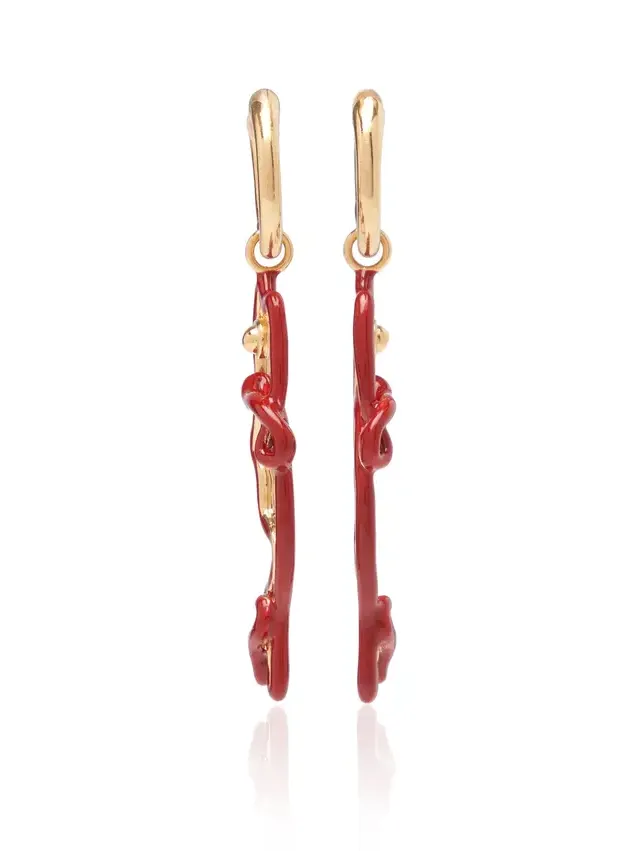 Ena 18K Gold-Finish Sterling Silver Earrings Ena 18K Gold-Finish Sterling Silver Earrings