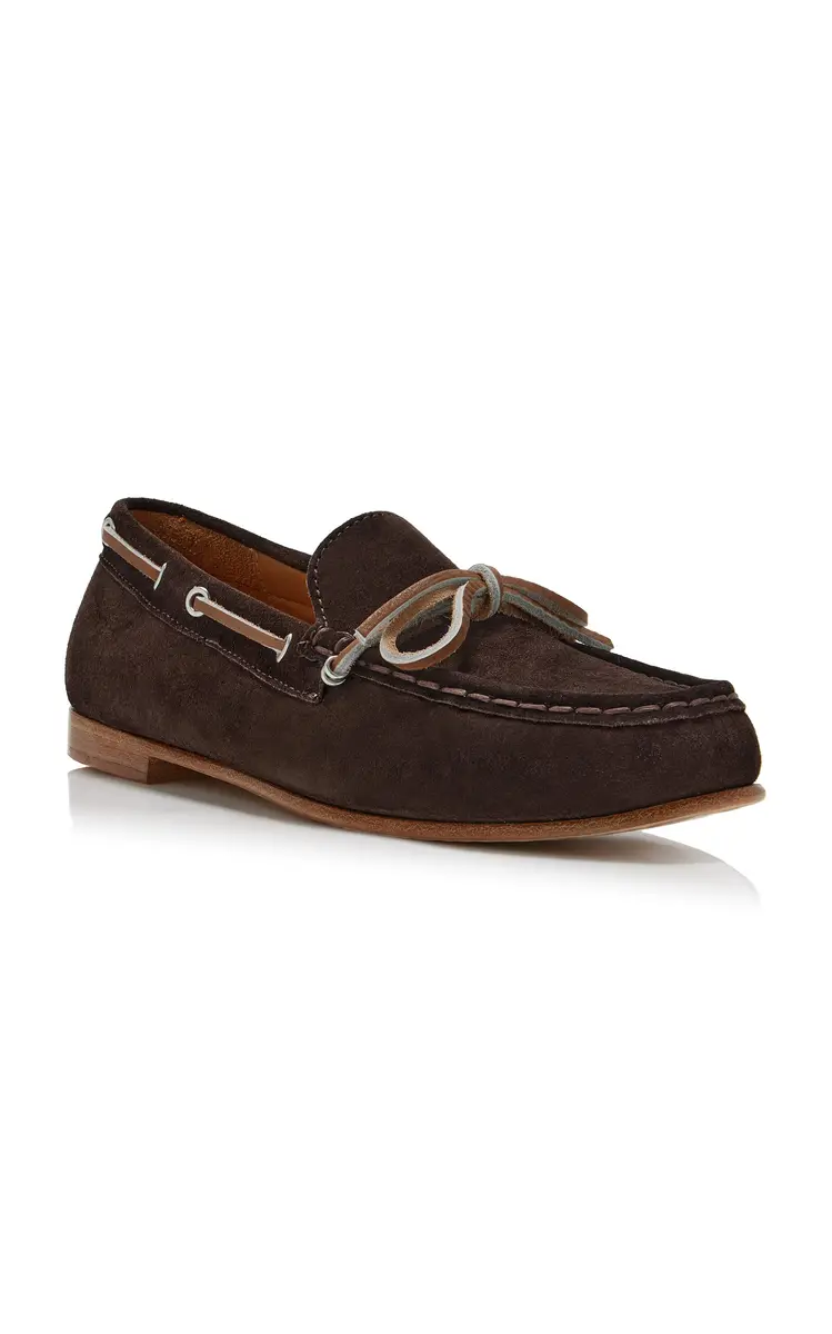 FRĒDA SALVADOR Exclusive Morgan Suede Boat Shoes | Thumbnail 4