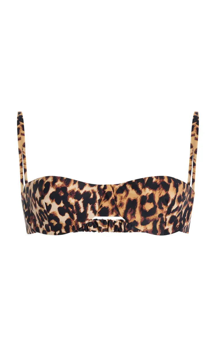 JUILLET SWIMWEAR Ingrid Leopard-Print Bikini Top | Thumbnail 5 JUILLET SWIMWEAR Ingrid Leopard-Print Bikini Top | Thumbnail 5