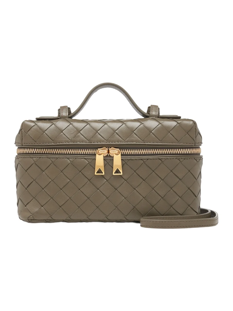 Bang Bang Intrecciato Leather Vanity Case Bang Bang Intrecciato Leather Vanity Case