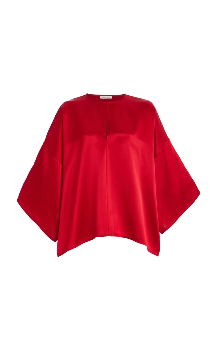 By Malene Birger Cicie Oversized Satin Top | Image 1 By Malene Birger Cicie Oversized Satin Top | Image 1