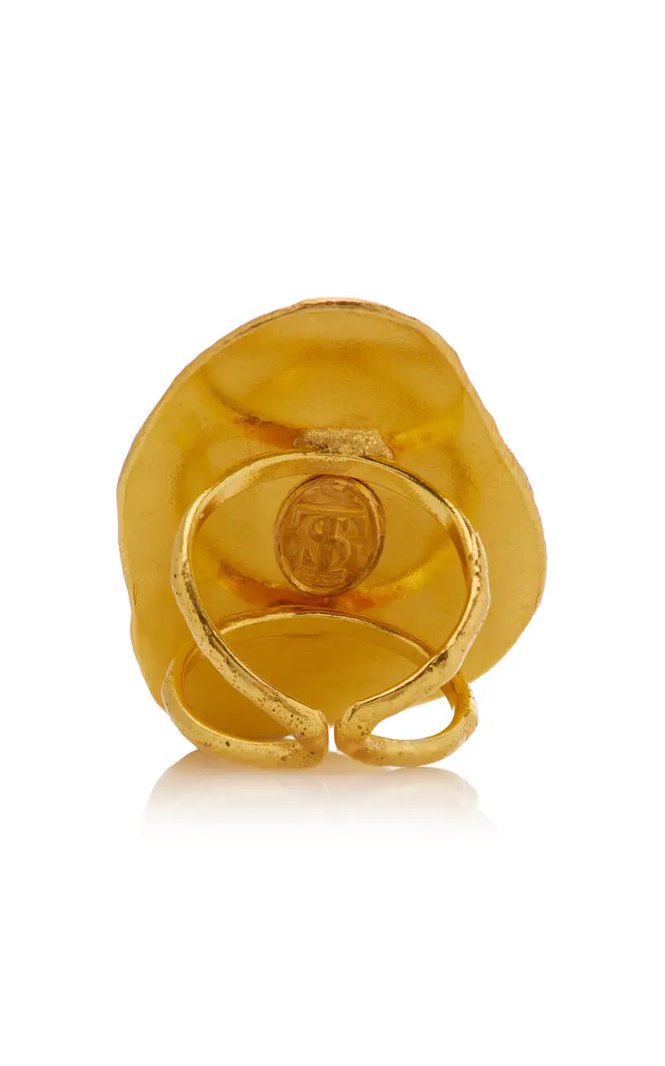 Sylvia Toledano Baroque 22K Gold-Plated Pearl Ring | Thumbnail 5 Sylvia Toledano Baroque 22K Gold-Plated Pearl Ring | Thumbnail 5