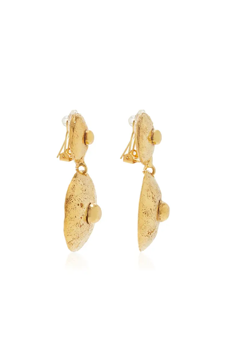 Sylvia Toledano Venus 22K Gold-Plated Earrings | Thumbnail 3 Sylvia Toledano Venus 22K Gold-Plated Earrings | Thumbnail 3