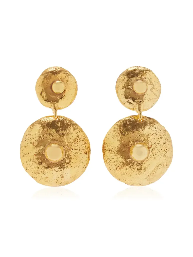 Sylvia Toledano Venus 22K Gold-Plated Earrings