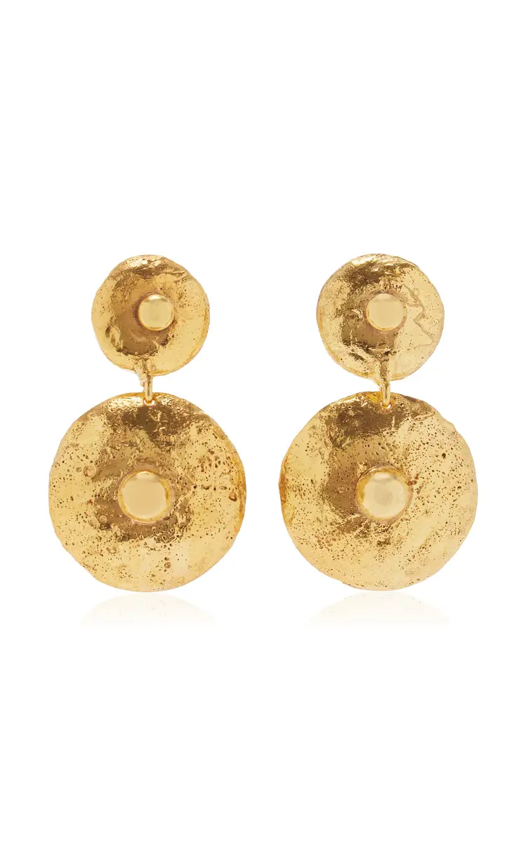 Sylvia Toledano Venus 22K Gold-Plated Earrings