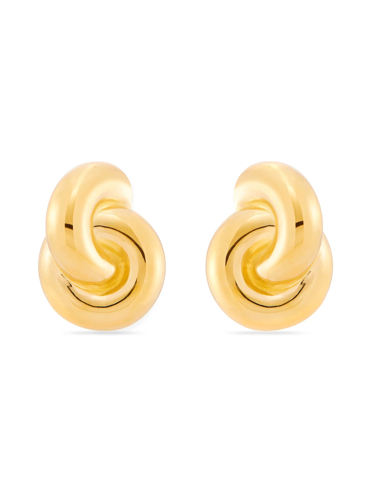 Jumbo Double Knot 14K Gold Vermeil Earrings Jumbo Double Knot 14K Gold Vermeil Earrings
