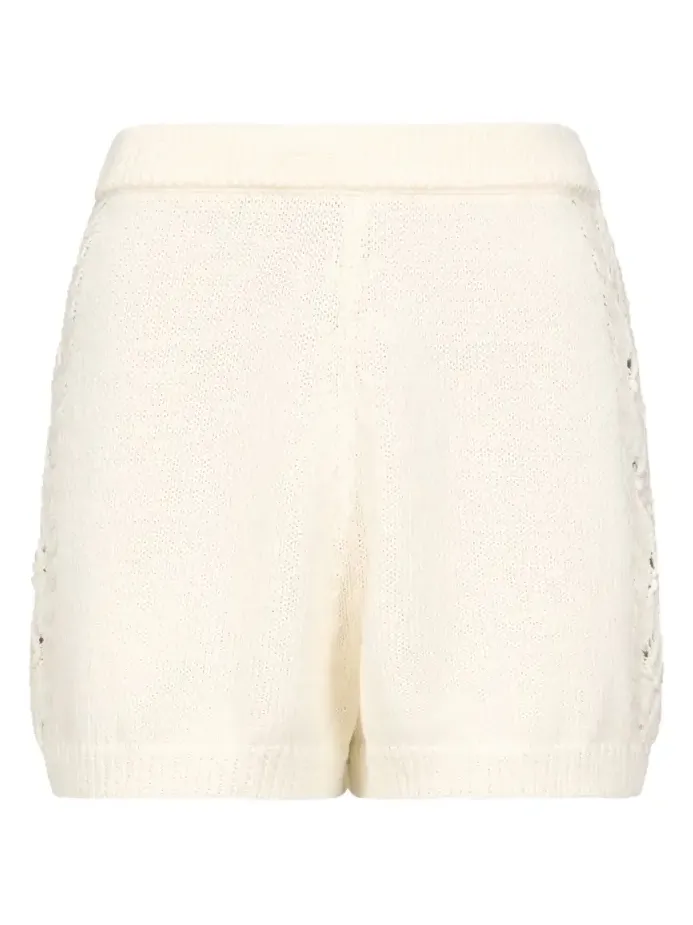 Loulou de Saison Andel Shell Knit Cotton Shorts