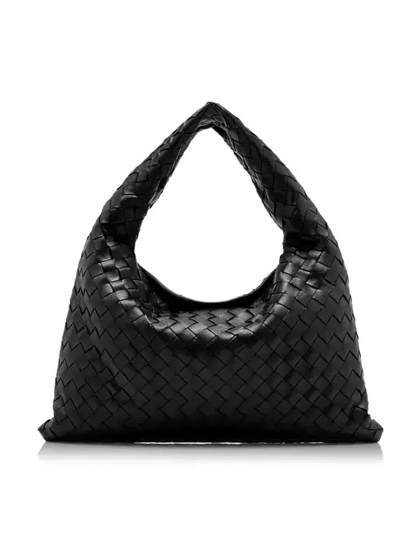 Small Hop Intrecciato Leather Bag
