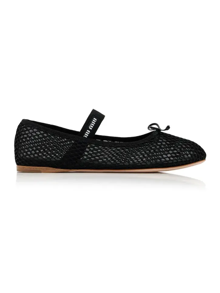 Miu Miu Net Ballet Flats | Thumbnail 1 Miu Miu Net Ballet Flats | Thumbnail 1
