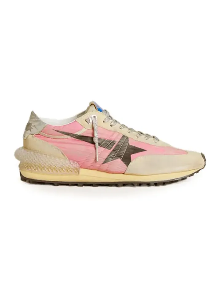 Golden Goose Running Marathon Leather-Trimmed Nylon Sneakers