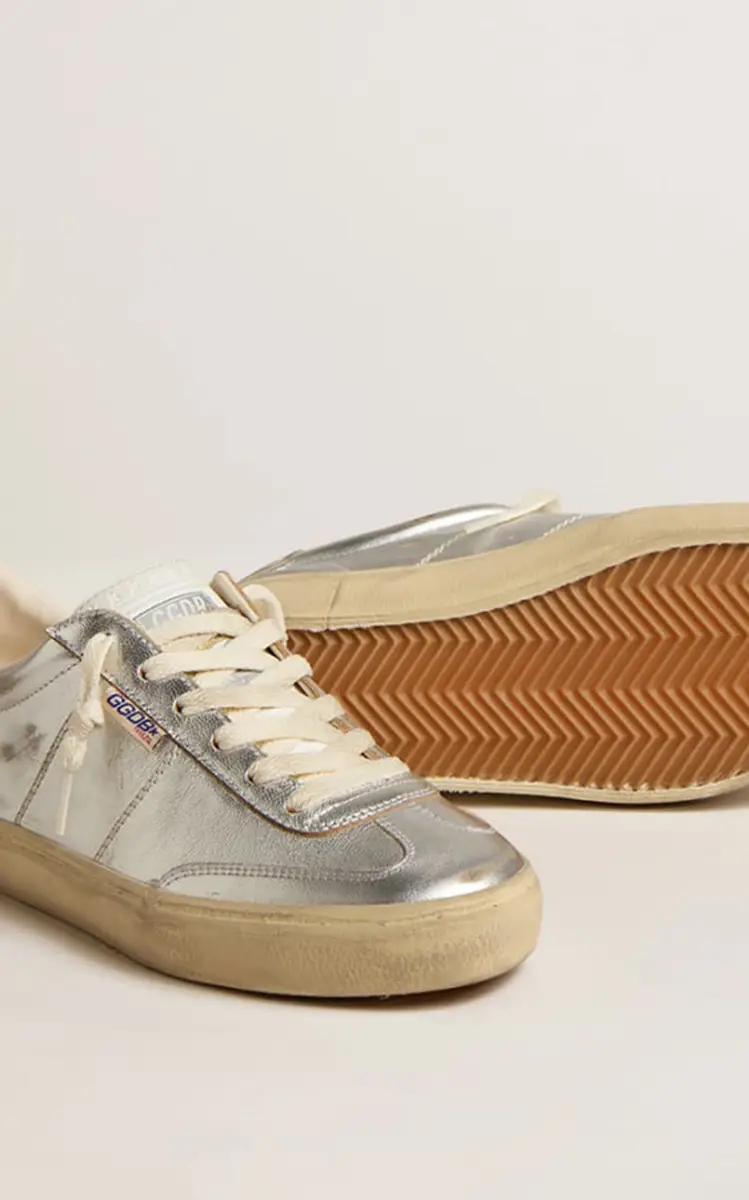 Golden Goose Soul-Star Laminated Leather Sneakers | Thumbnail 4