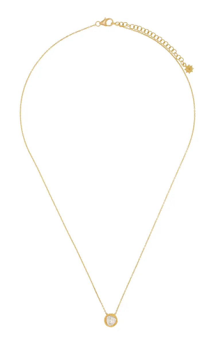Amrapali 18K Yellow Gold And Kundan Diamond Necklace | Thumbnail 4 Amrapali 18K Yellow Gold And Kundan Diamond Necklace | Thumbnail 4
