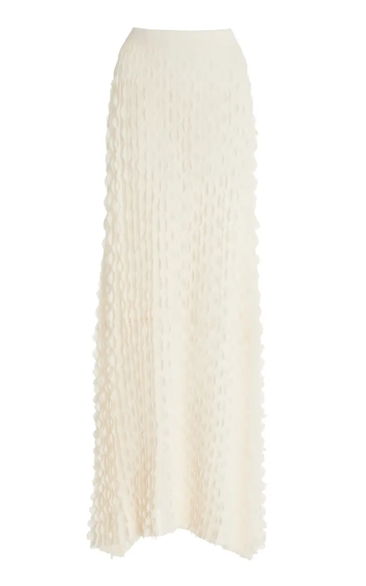 Ulla Johnson Willa Textured Cotton-Blend Maxi Skirt | Image 1 Ulla Johnson Willa Textured Cotton-Blend Maxi Skirt | Image 1