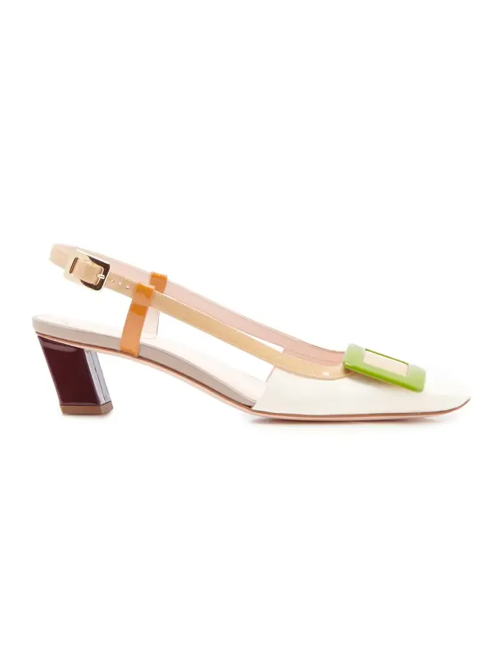 Belle Vivier Patent Leather Slingback Pumps Belle Vivier Patent Leather Slingback Pumps