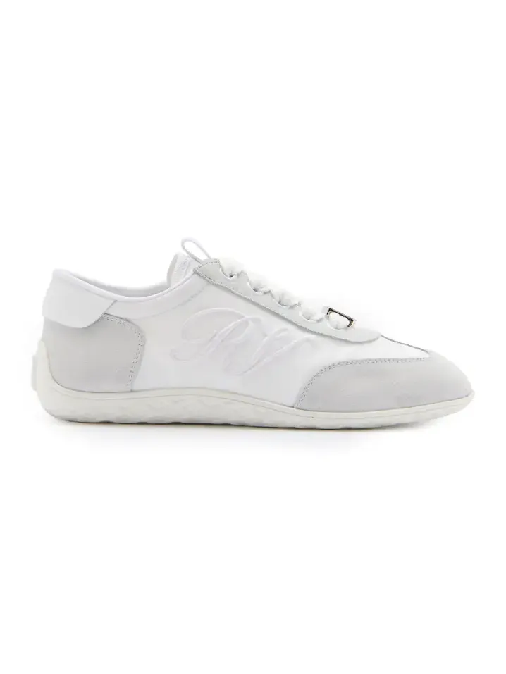 Viv Suede-Trimmed Canvas Sneakers Viv Suede-Trimmed Canvas Sneakers