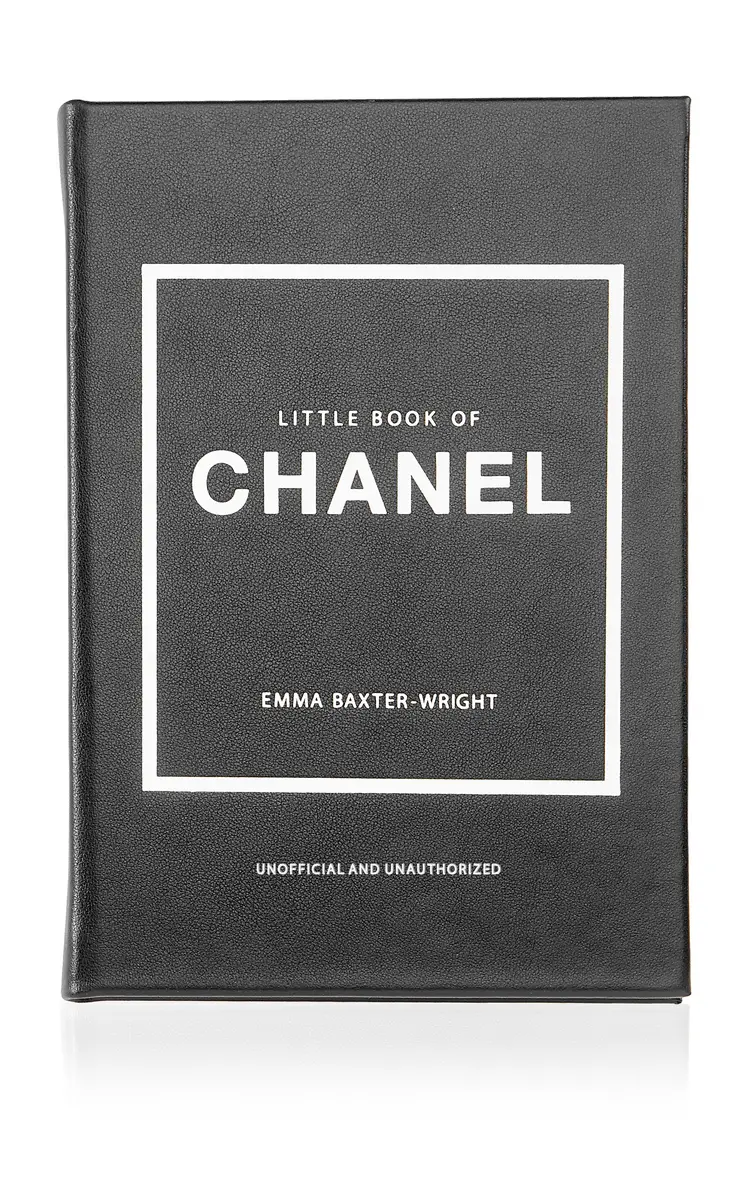 Graphic Image Little Book Of Chanel Leather Hardcover Book - Black | Image 1 Graphic Image Little Book Of Chanel Leather Hardcover Book - Black | Image 1