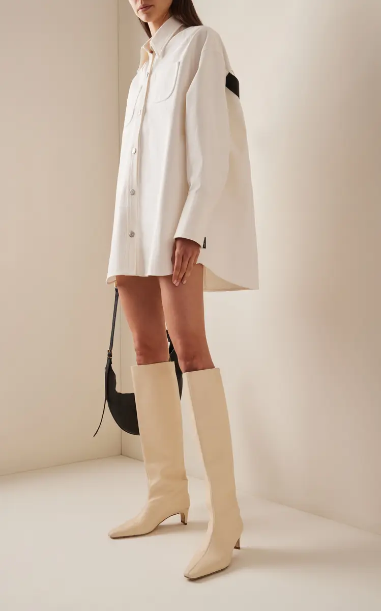 Staud Wally Leather Knee Boots | Thumbnail 2