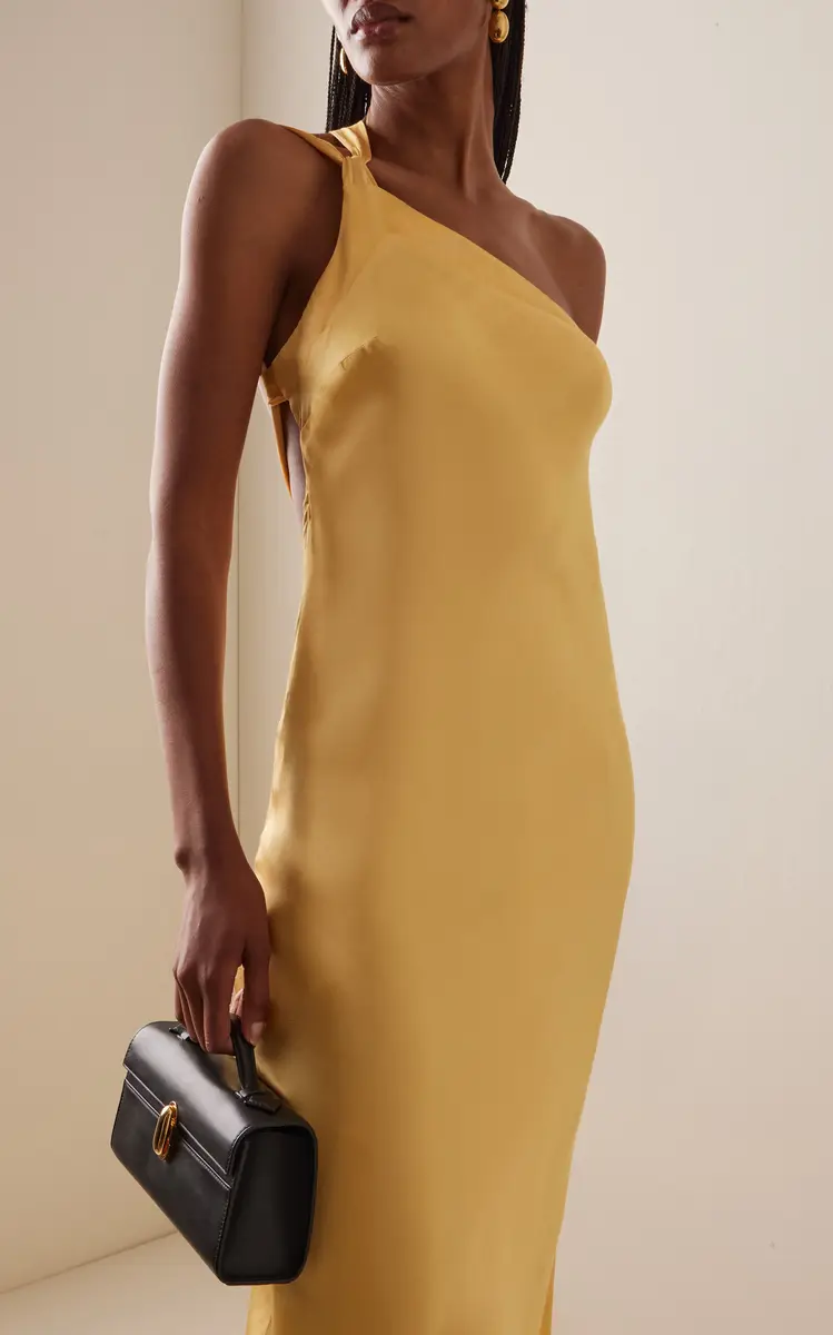 Arcina Ori Monique Open-Back Satin Gown | Thumbnail 2