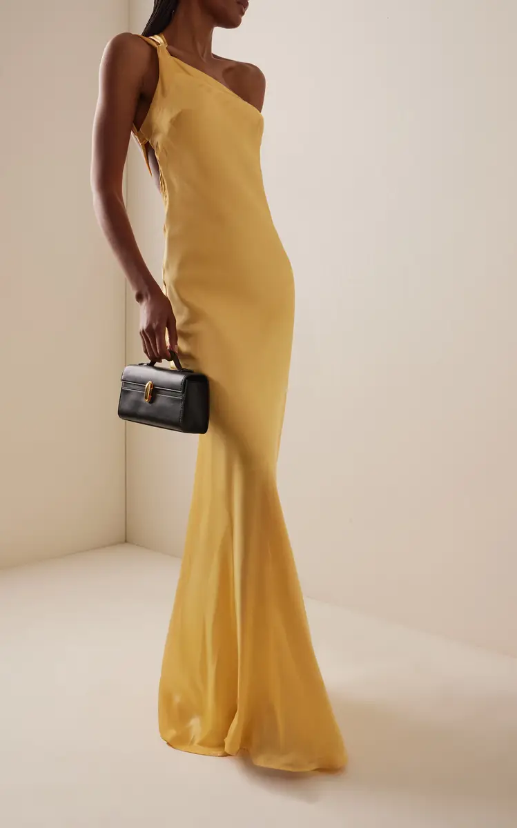 Arcina Ori Monique Open-Back Satin Gown | Thumbnail 3