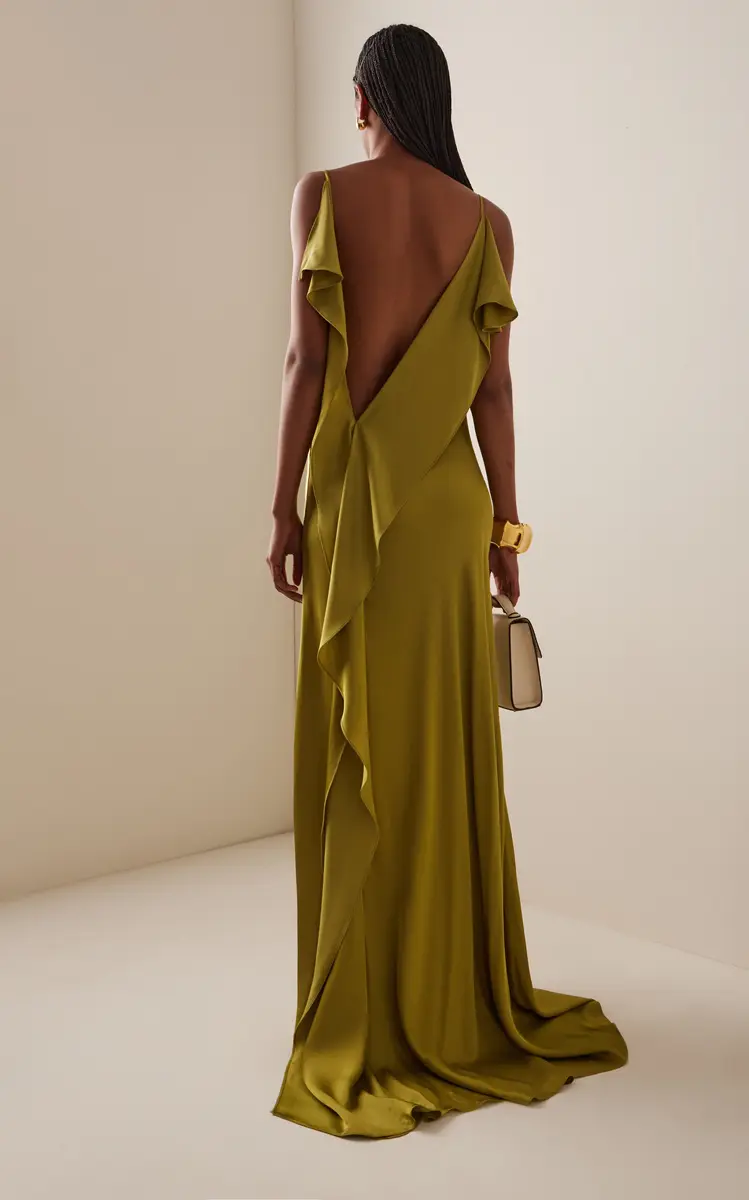 Arcina Ori Odessa Open-Back Satin Maxi Dress | Thumbnail 4 Arcina Ori Odessa Open-Back Satin Maxi Dress | Thumbnail 4