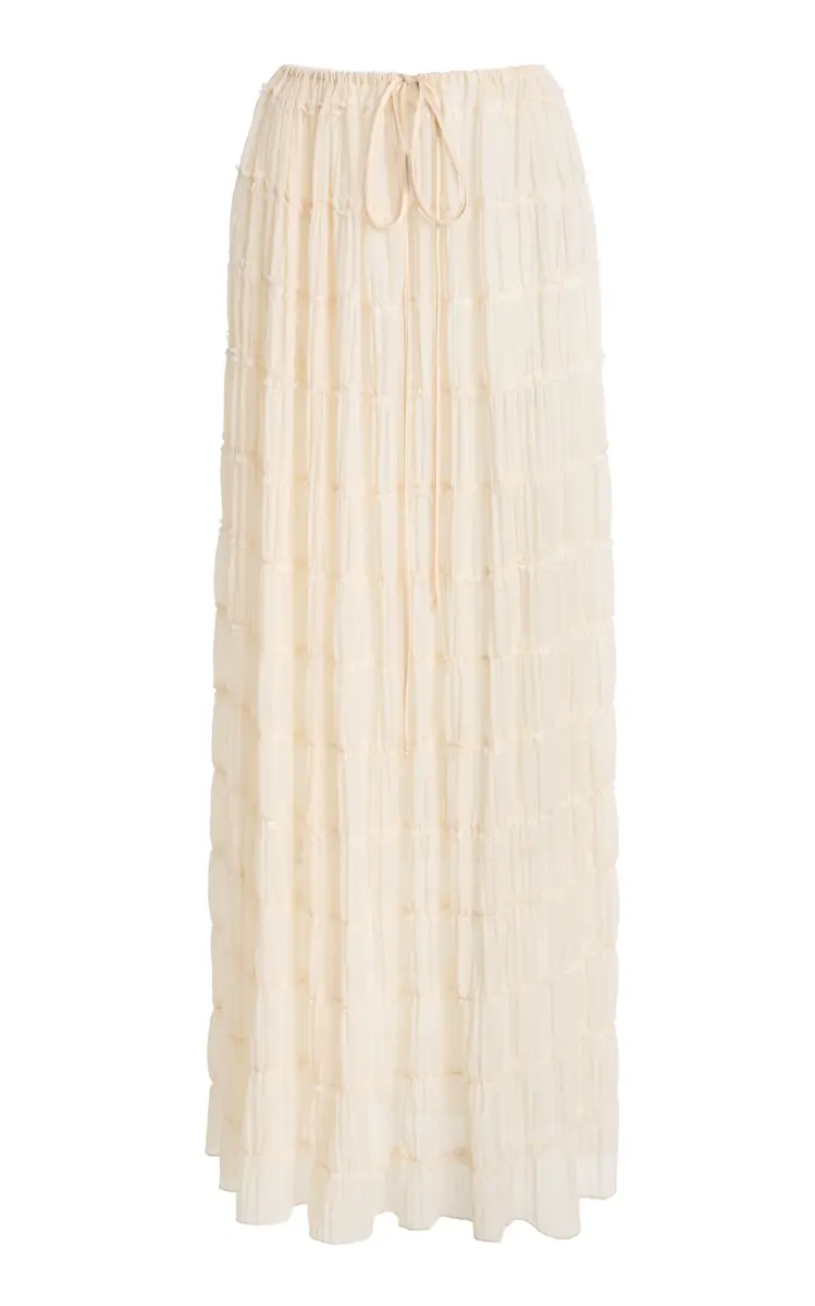Arcina Ori Juliette Ruched Maxi Skirt | Image 1 Arcina Ori Juliette Ruched Maxi Skirt | Image 1