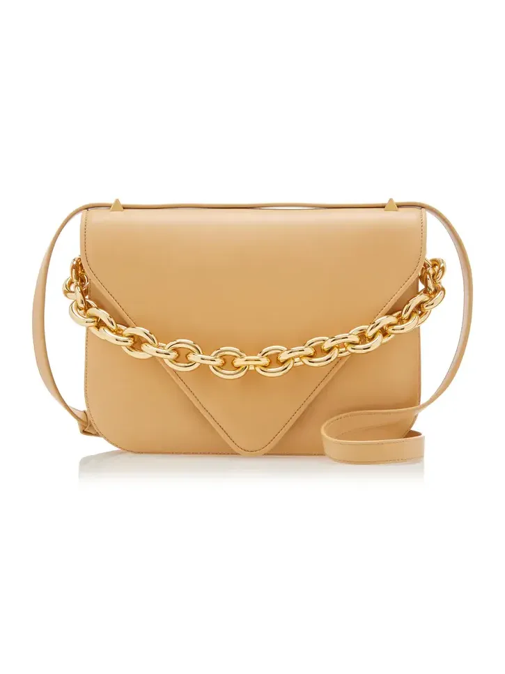 The Mount Large Leather Envelope Chain Bag