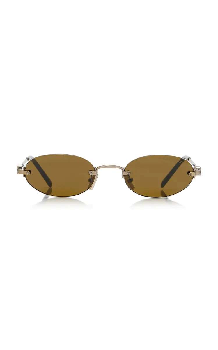 Miu Miu Round-Frame Metal Sunglasses | Thumbnail 4 Miu Miu Round-Frame Metal Sunglasses | Thumbnail 4