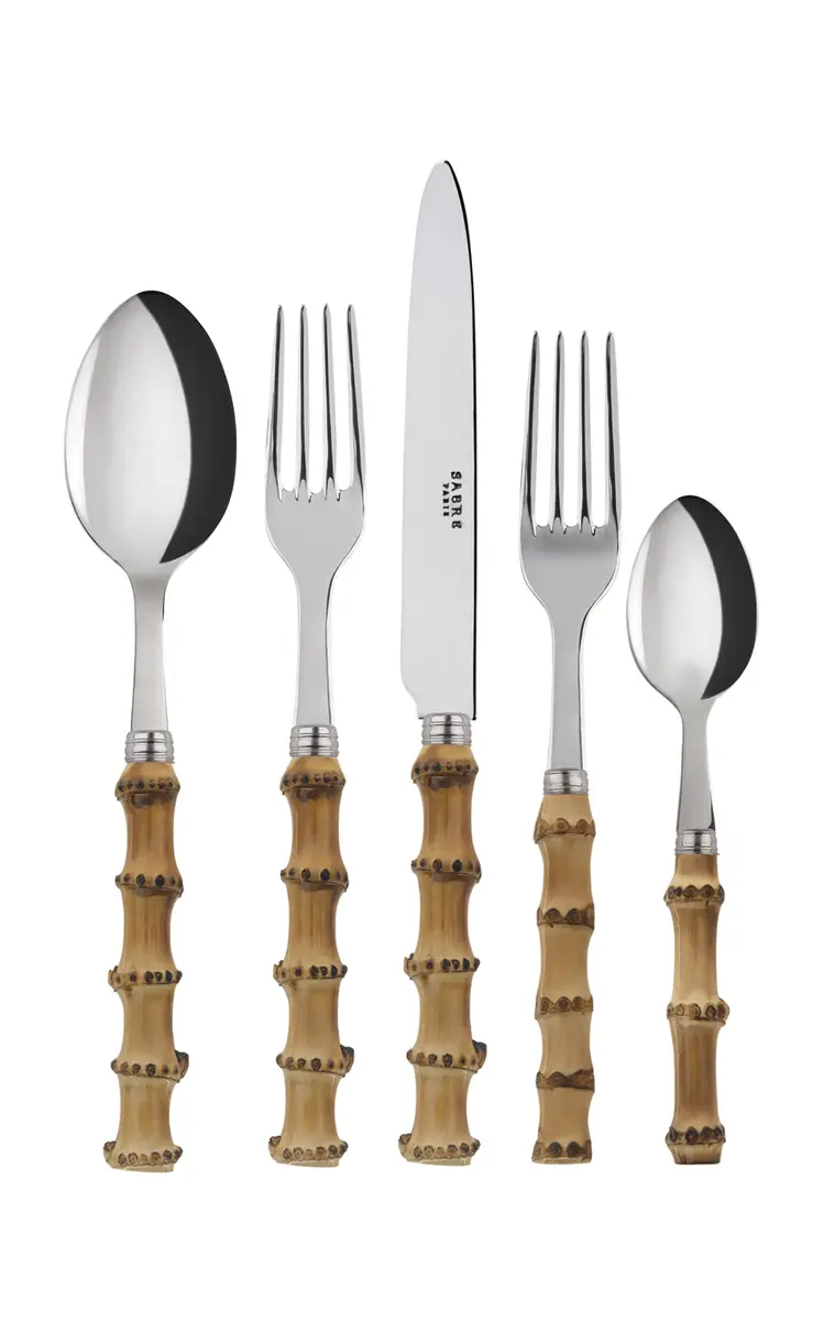 Sabre Panda Bamboo Five-Piece Silverware Set | Thumbnail 5 Sabre Panda Bamboo Five-Piece Silverware Set | Thumbnail 5