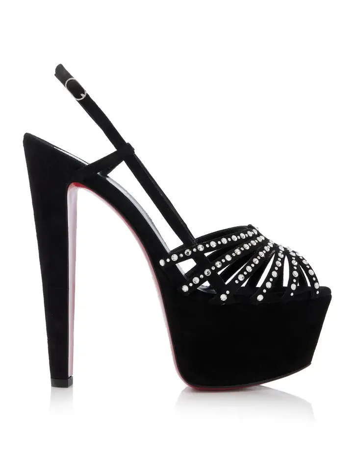 Alta 160mm Veau Velours Platform Sandals Alta 160mm Veau Velours Platform Sandals
