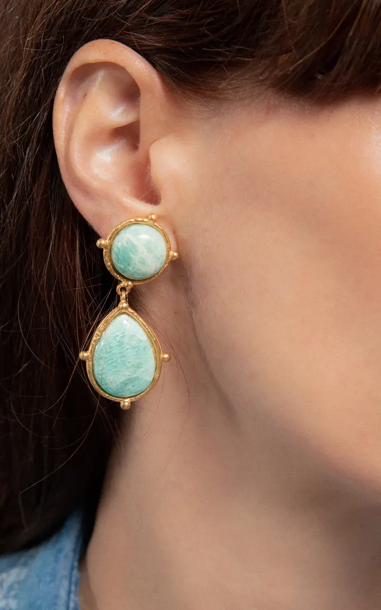Sylvia Toledano 2 pierres dots earrings | Thumbnail 3 Sylvia Toledano 2 pierres dots earrings | Thumbnail 3