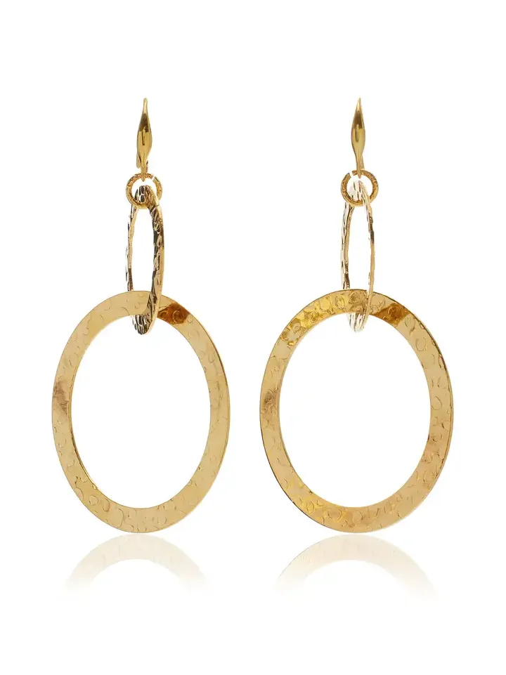 Sylvia Toledano Saturn 22K Gold-Plated Earrings