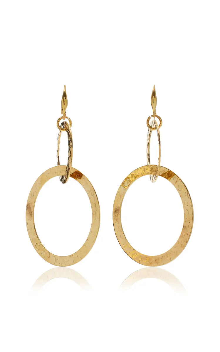 Sylvia Toledano Saturn 22K Gold-Plated Earrings