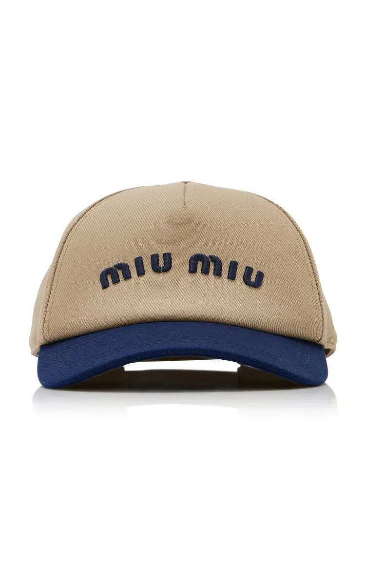 Miu Miu Cotton Baseball Cap | Thumbnail 6 Miu Miu Cotton Baseball Cap | Thumbnail 6