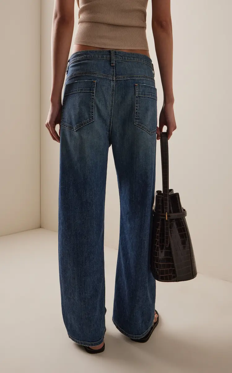 NILI LOTAN Tribeca Stretch Mid-Rise Barrel-Leg Jeans | Thumbnail 8 NILI LOTAN Tribeca Stretch Mid-Rise Barrel-Leg Jeans | Thumbnail 8