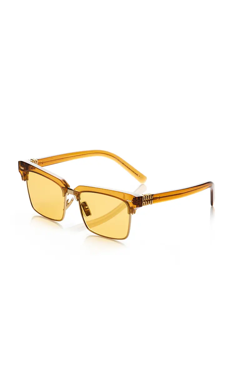 Miu Miu Square-Frame Acetate Sunglasses | Thumbnail 3
