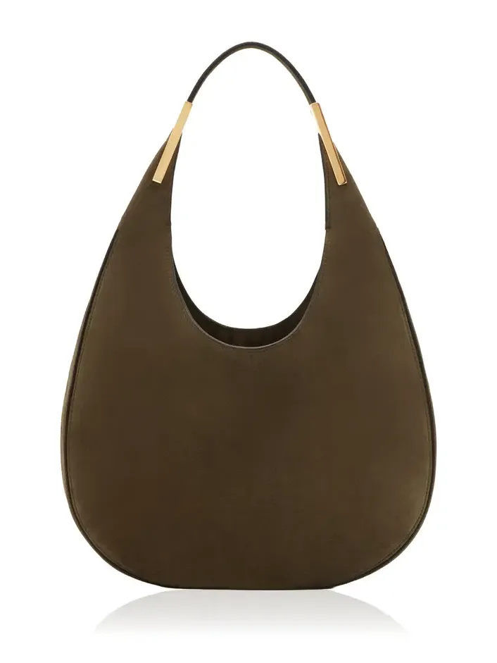 The Small Florence Suede Hobo Bag