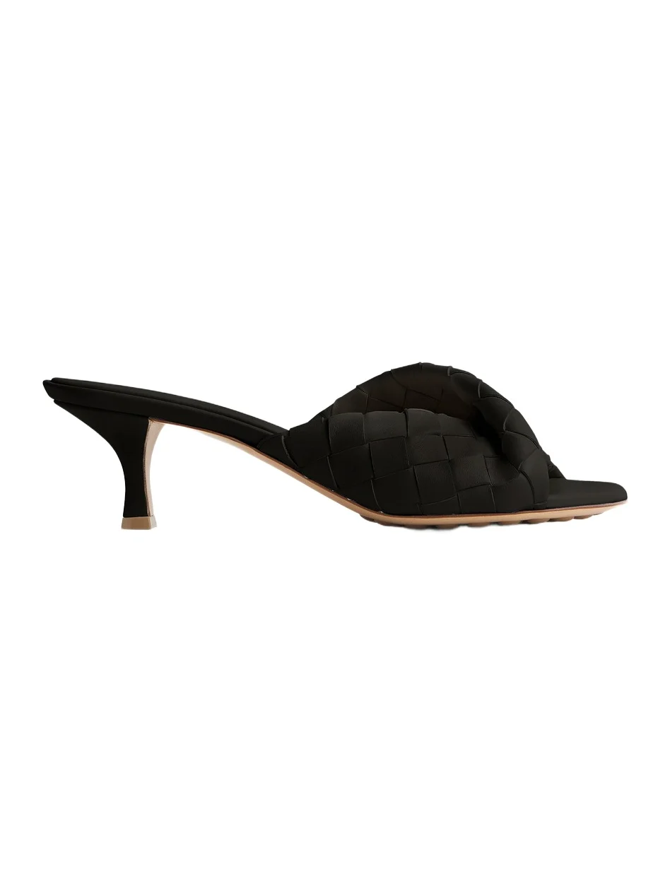 Blink Intrecciato Leather Mules Blink Intrecciato Leather Mules
