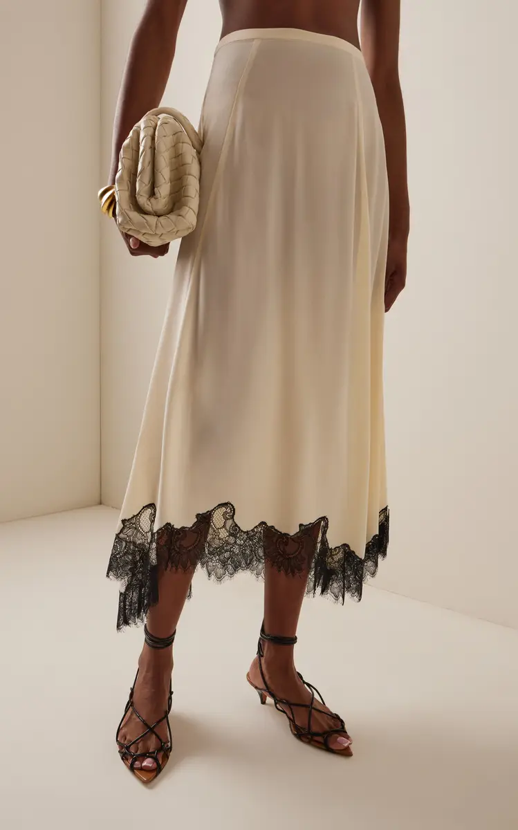 Ulla Johnson Rosine Asymmetrical Silk Skirt | Thumbnail 3
