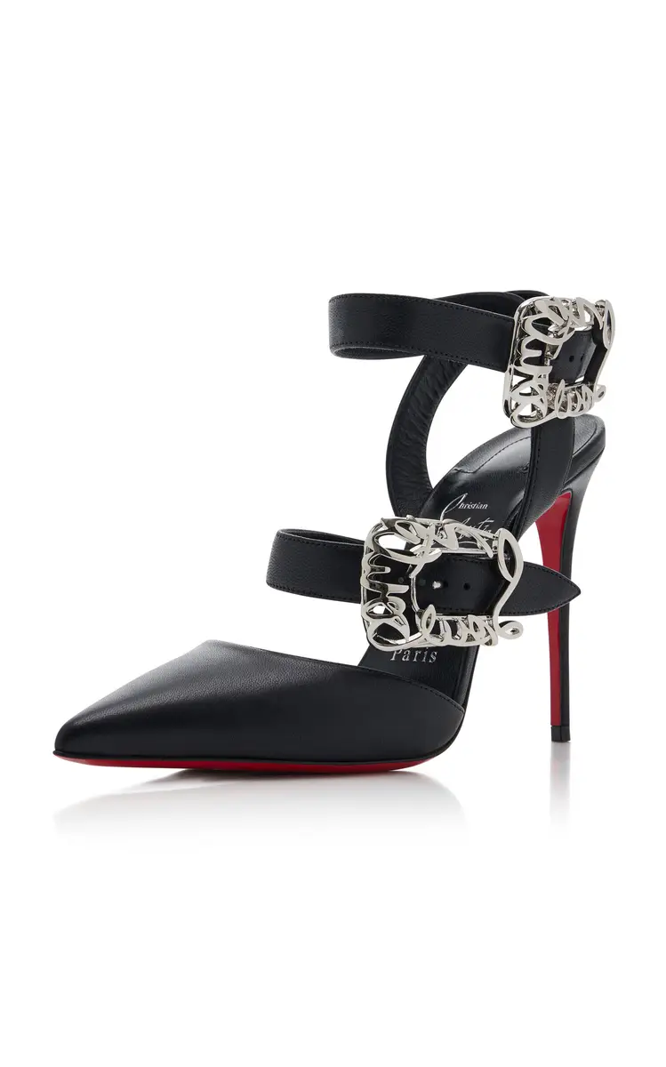 Christian Louboutin Giddylina 100mm Buckle-Detailed Leather Pumps | Thumbnail 5 Christian Louboutin Giddylina 100mm Buckle-Detailed Leather Pumps | Thumbnail 5