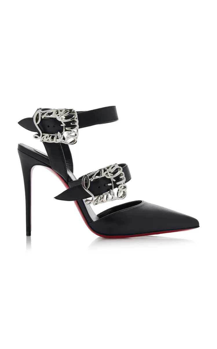 Christian Louboutin Giddylina 100mm Buckle-Detailed Leather Pumps | Thumbnail 6 Christian Louboutin Giddylina 100mm Buckle-Detailed Leather Pumps | Thumbnail 6