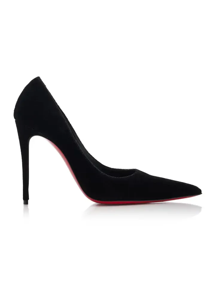 Kate Max 100mm Veau Velours Pumps