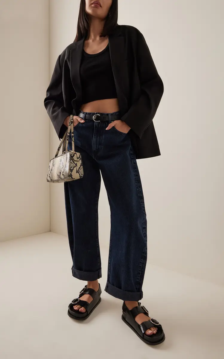 FRAME The Bubble High-Rise Barrel Jeans | Thumbnail 2 FRAME The Bubble High-Rise Barrel Jeans | Thumbnail 2