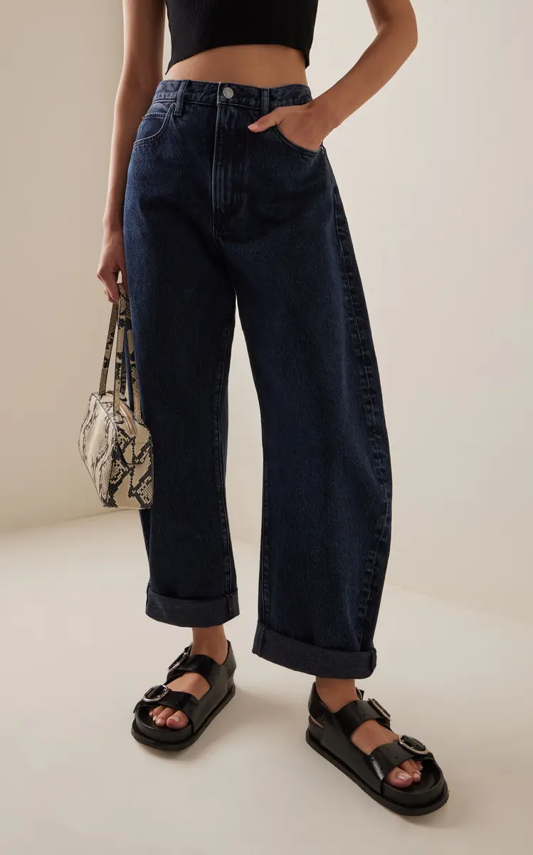 FRAME The Bubble High-Rise Barrel Jeans | Thumbnail 3 FRAME The Bubble High-Rise Barrel Jeans | Thumbnail 3