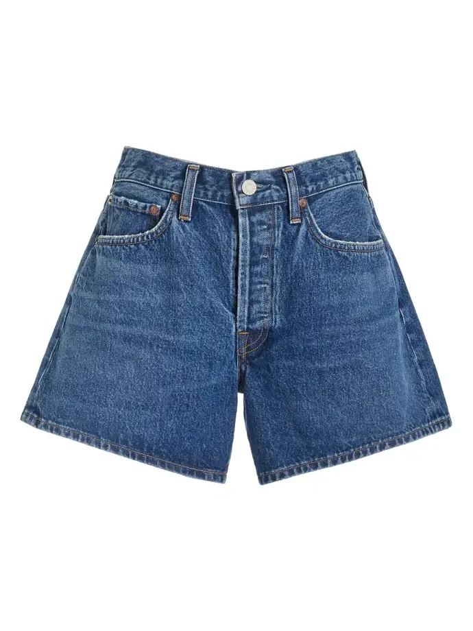Parker Long Denim Shorts