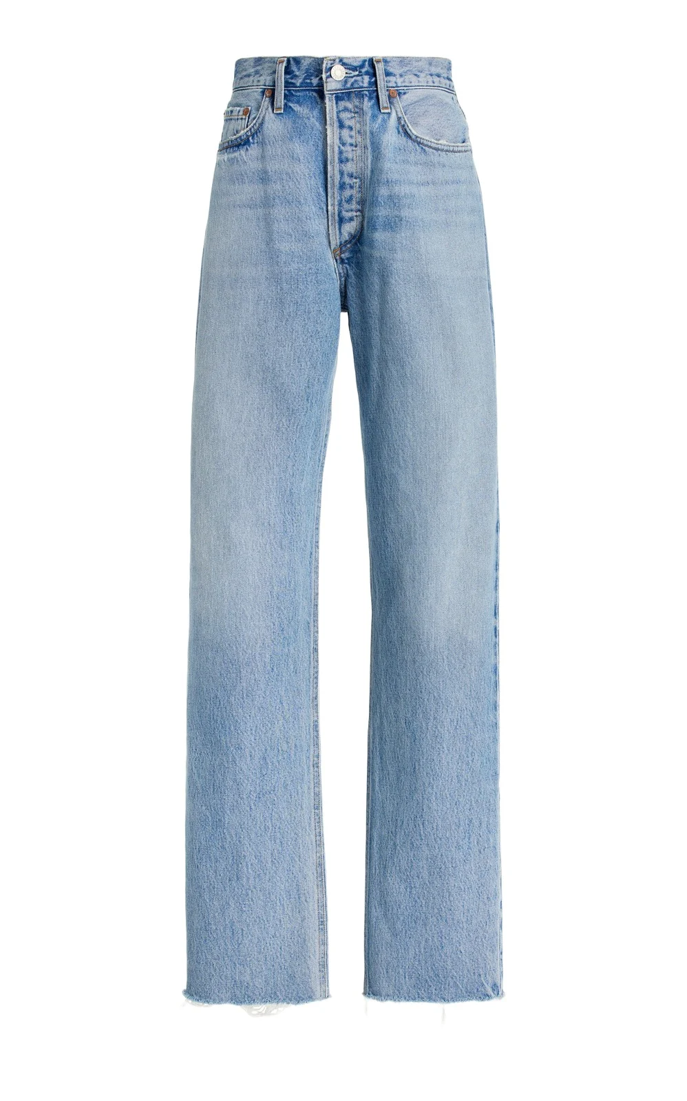 Lana Rigid Mid-Rise Straight-Leg Jeans Lana Rigid Mid-Rise Straight-Leg Jeans