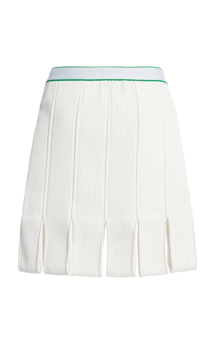 Bottega Veneta Logo-Detailed Lightweight Mini Skirt | Thumbnail 4 Bottega Veneta Logo-Detailed Lightweight Mini Skirt | Thumbnail 4