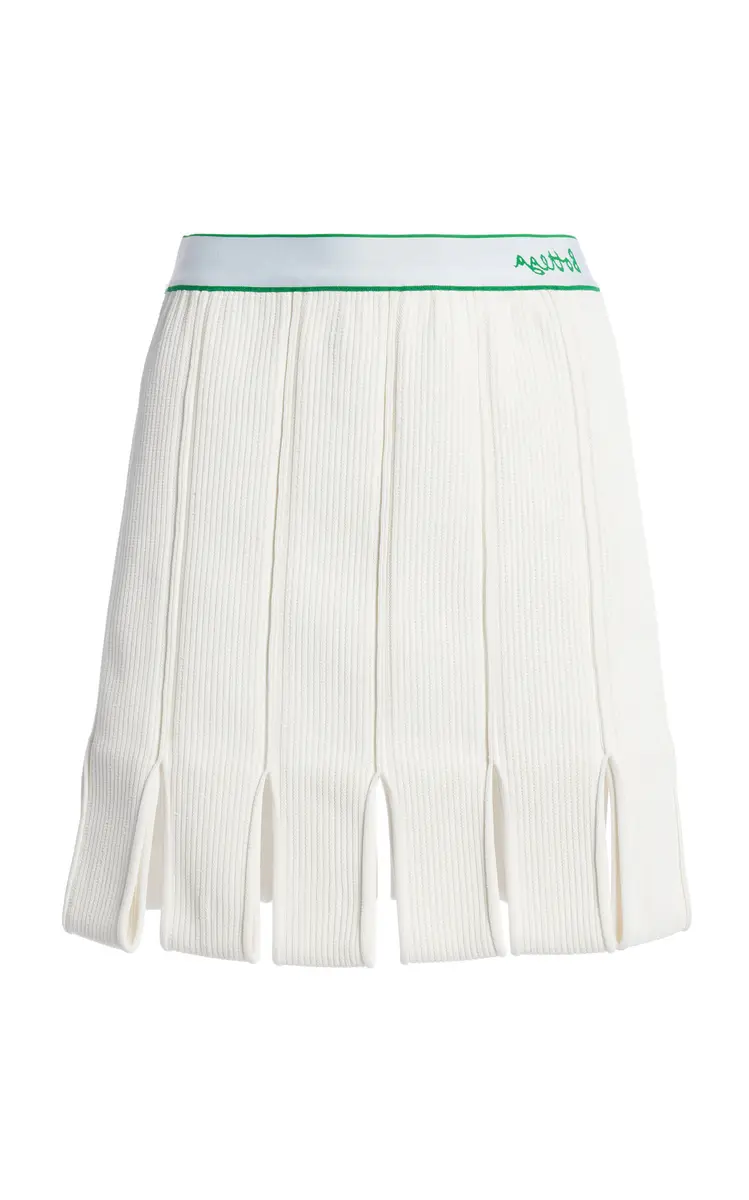 Bottega Veneta Logo-Detailed Lightweight Mini Skirt | Thumbnail 6 Bottega Veneta Logo-Detailed Lightweight Mini Skirt | Thumbnail 6