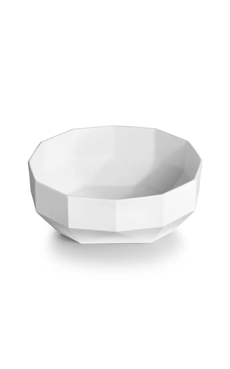 Tiffany & Co. Exclusive Facet Large Bone China Bowl | Image 1 Tiffany & Co. Exclusive Facet Large Bone China Bowl | Image 1
