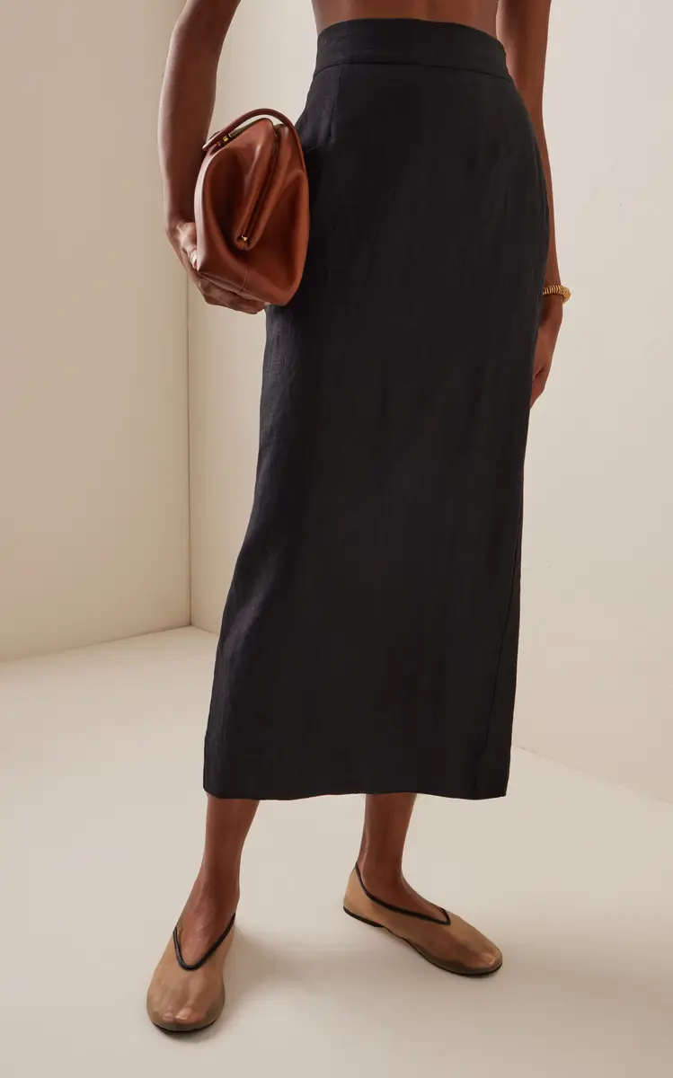 Posse Exclusive Emma Linen Maxi Skirt | Thumbnail 4 Posse Exclusive Emma Linen Maxi Skirt | Thumbnail 4